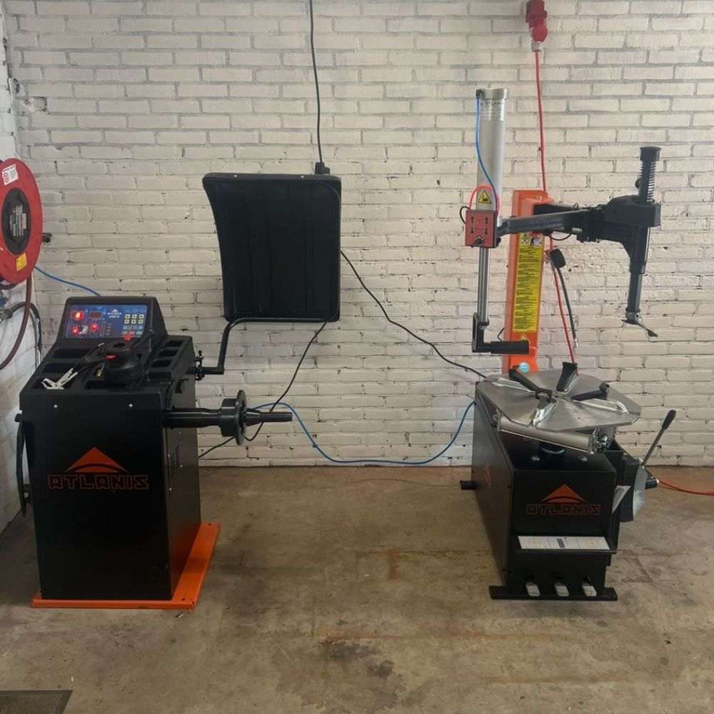 De- & monteermachine A-HA-1000 - Halfautomatisch, met zwenkarm