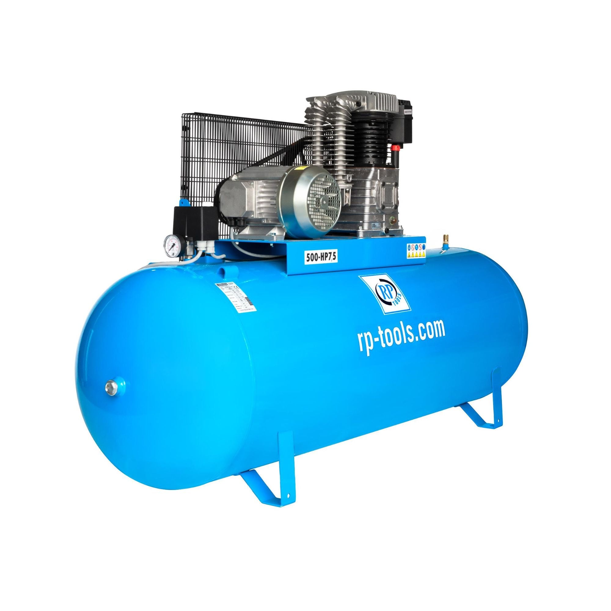 Compressor liggend 500L RP-LP-PR500-75T-V01